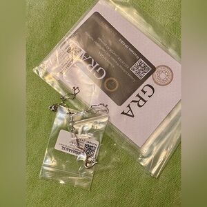 Sterling Silver & Lab-Diamond (Moissanite) necklace